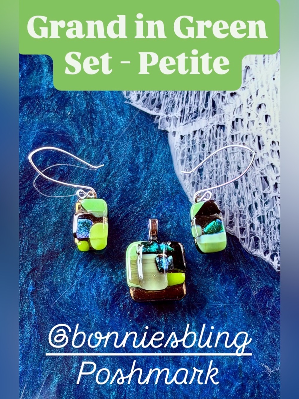 Bonnie’s Bling One Of A Kind Fused Glass Jewelry and Accessories to wear.